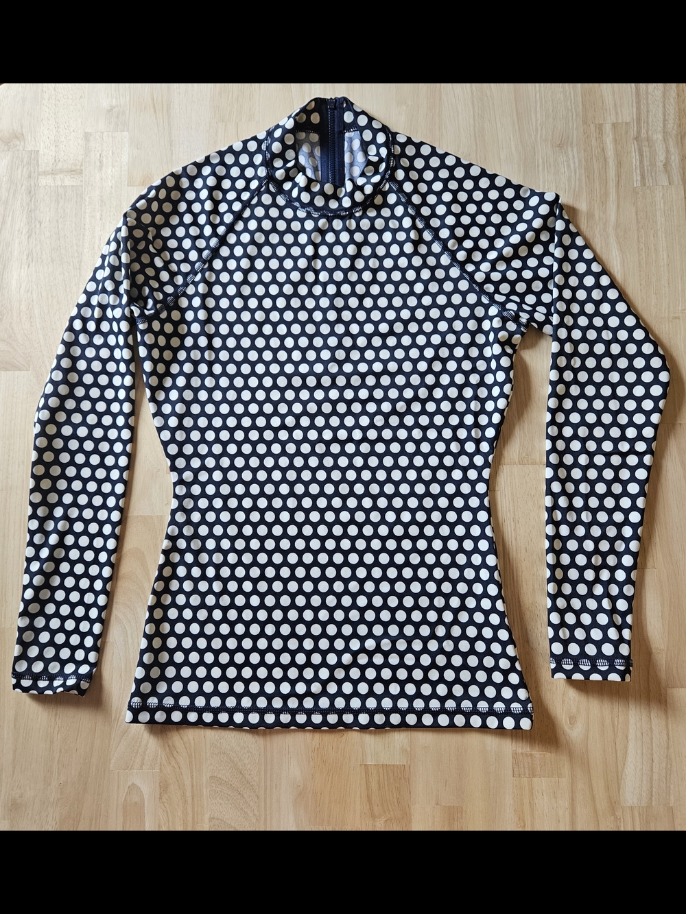 Women’s Navy & White Polka Dot J.Crew Rashguard